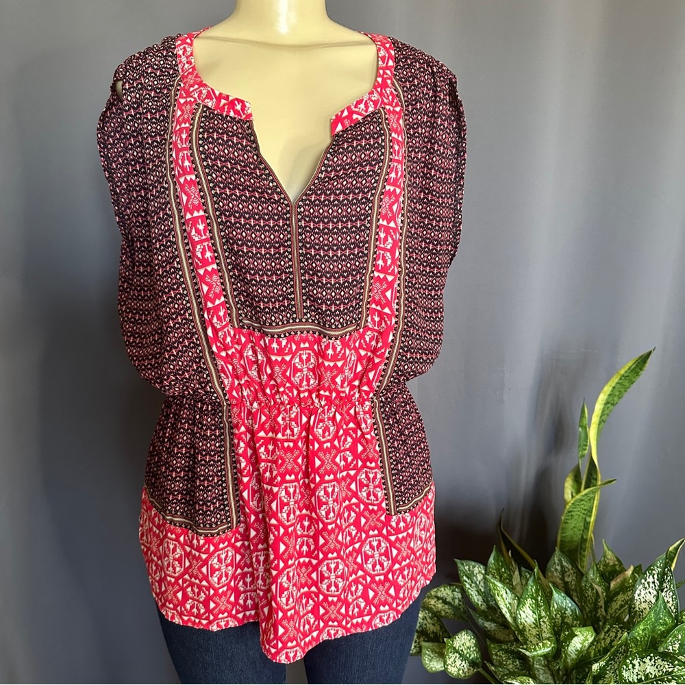 FOREVER 21 Aztec print belted tunic